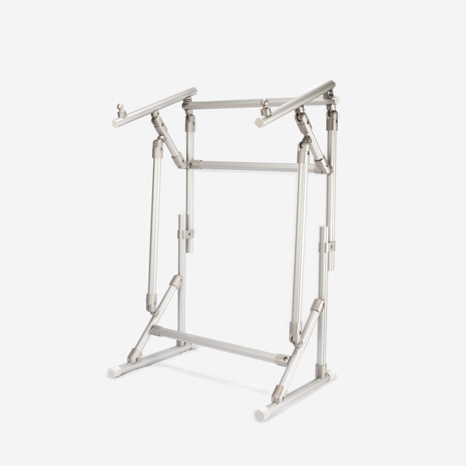 Reinforced floor embroidery stand