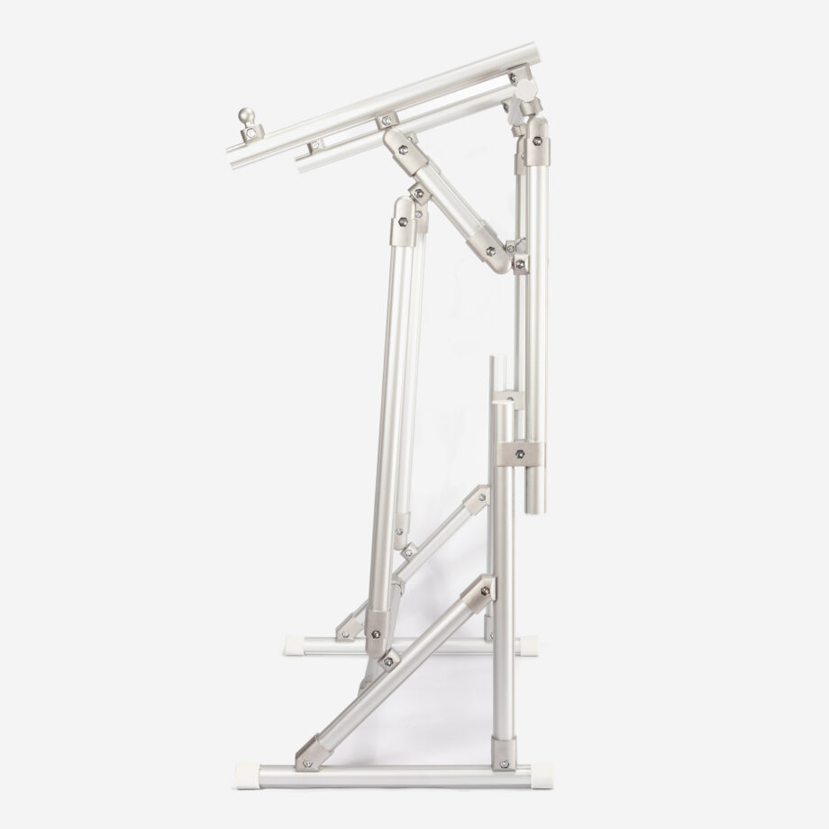 Reinforced floor embroidery stand
