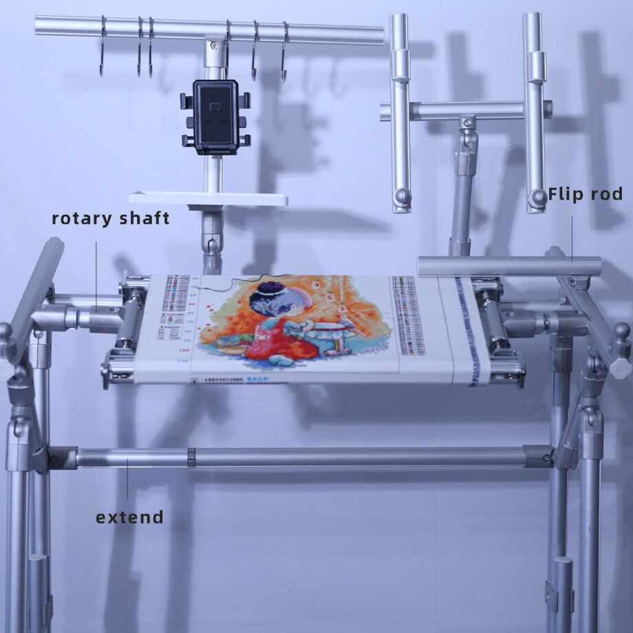 M shape Embroidery frame flip extension set (Adapt to 65cm M embroidery hoop flip)