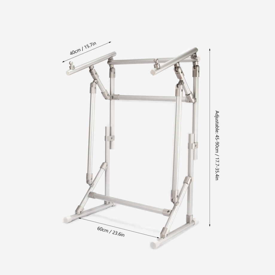 Reinforced floor embroidery stand