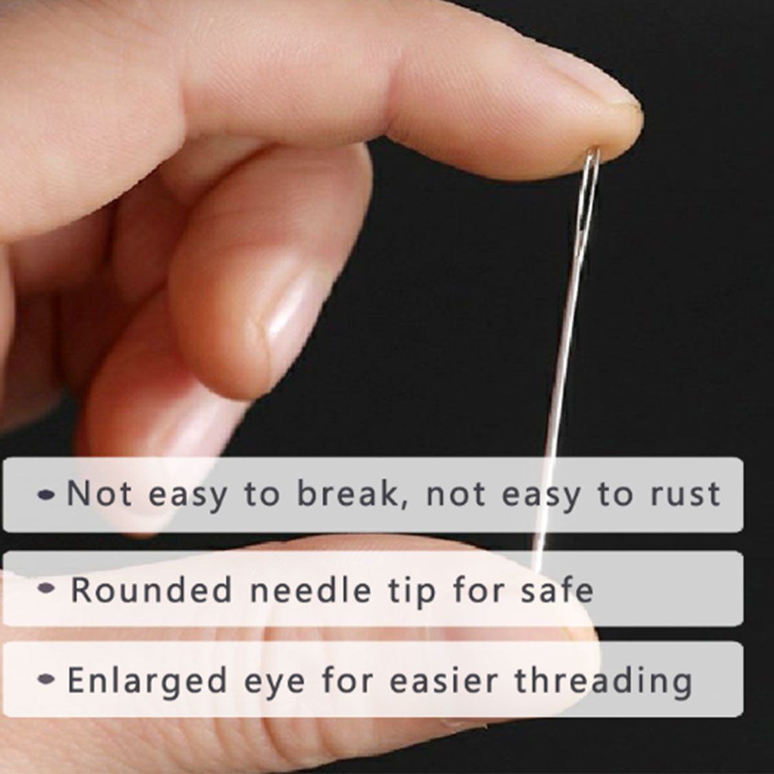 Calmhoop Cross Stitch Kit · Girl Hugging a Bunny | Compact & Delicate · HD Printed